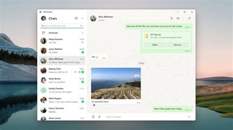 WhatsApp Desktop para Windows .